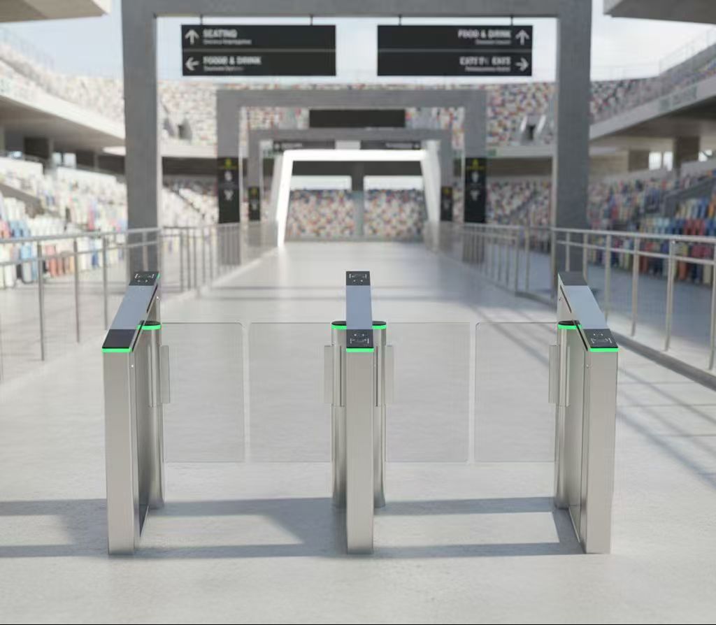 विश्वसनीय पहुंच नियंत्रण के लिए चेहरे और हथेली की नस की पहचान को एकीकृत करने वाली स्विंग टर्नस्टाइल